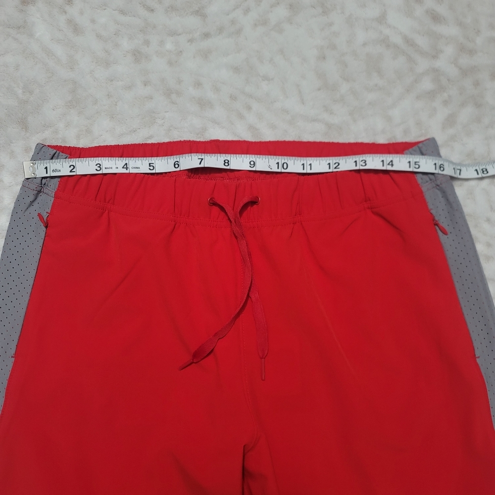 Under Armour Women's Woven Warm Up Pants Size M Red/gray NWT - Picture 11 of 16
